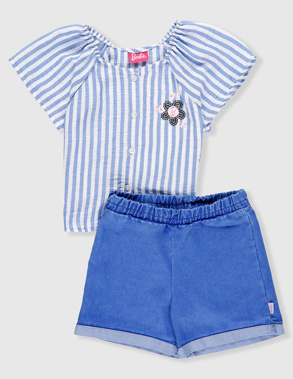 Conjunto casual abril 2 frida de lino infantil niña Conjunto casual abril 2 frida de lino infantil niña