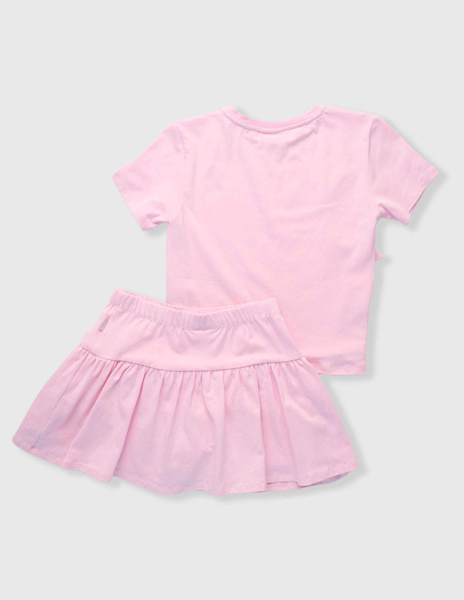 Conjunto casual barbie abril 4 flor infantil niña