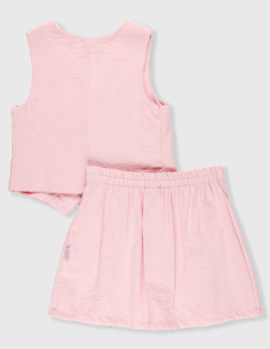 Conjunto falda Barbie para niña