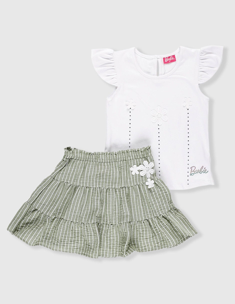 Conjunto casual barbie abril 1 fany infantil niña