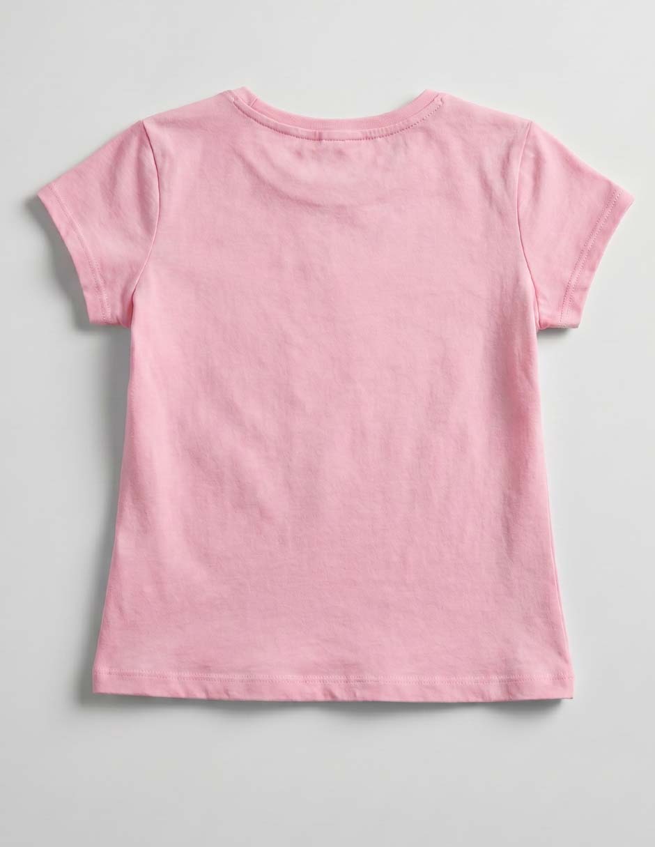 Playera Disney Moana manga para niña