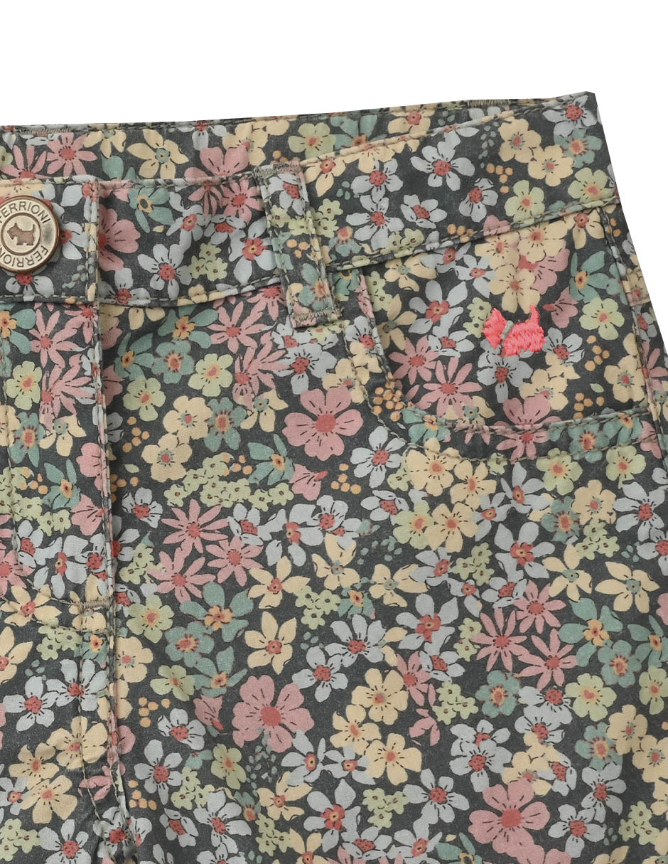 Conjunto floreana de algodón para Niña 3