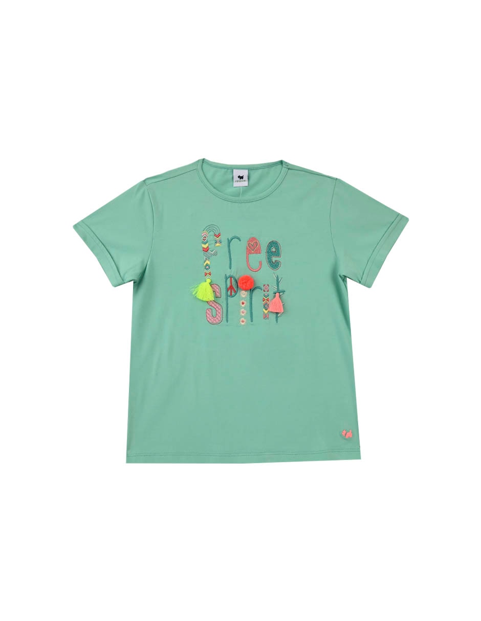 Playera Free manga corta para niña Playera Free manga corta para niña