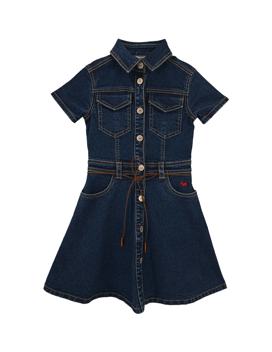 Vestido rebecca manga regular para infantil niña Vestido rebecca manga regular para infantil niña