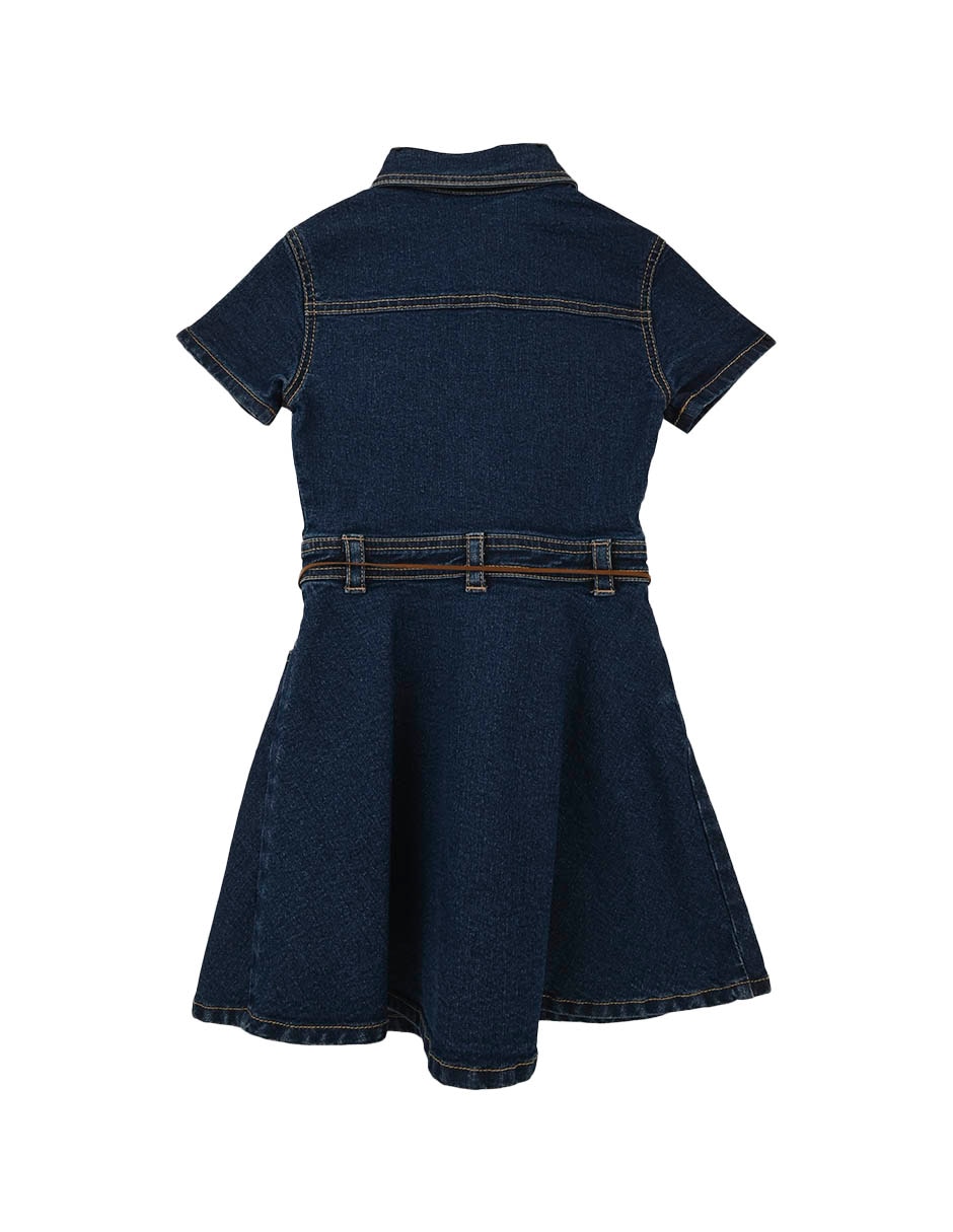 Vestido rebecca manga regular para infantil niña