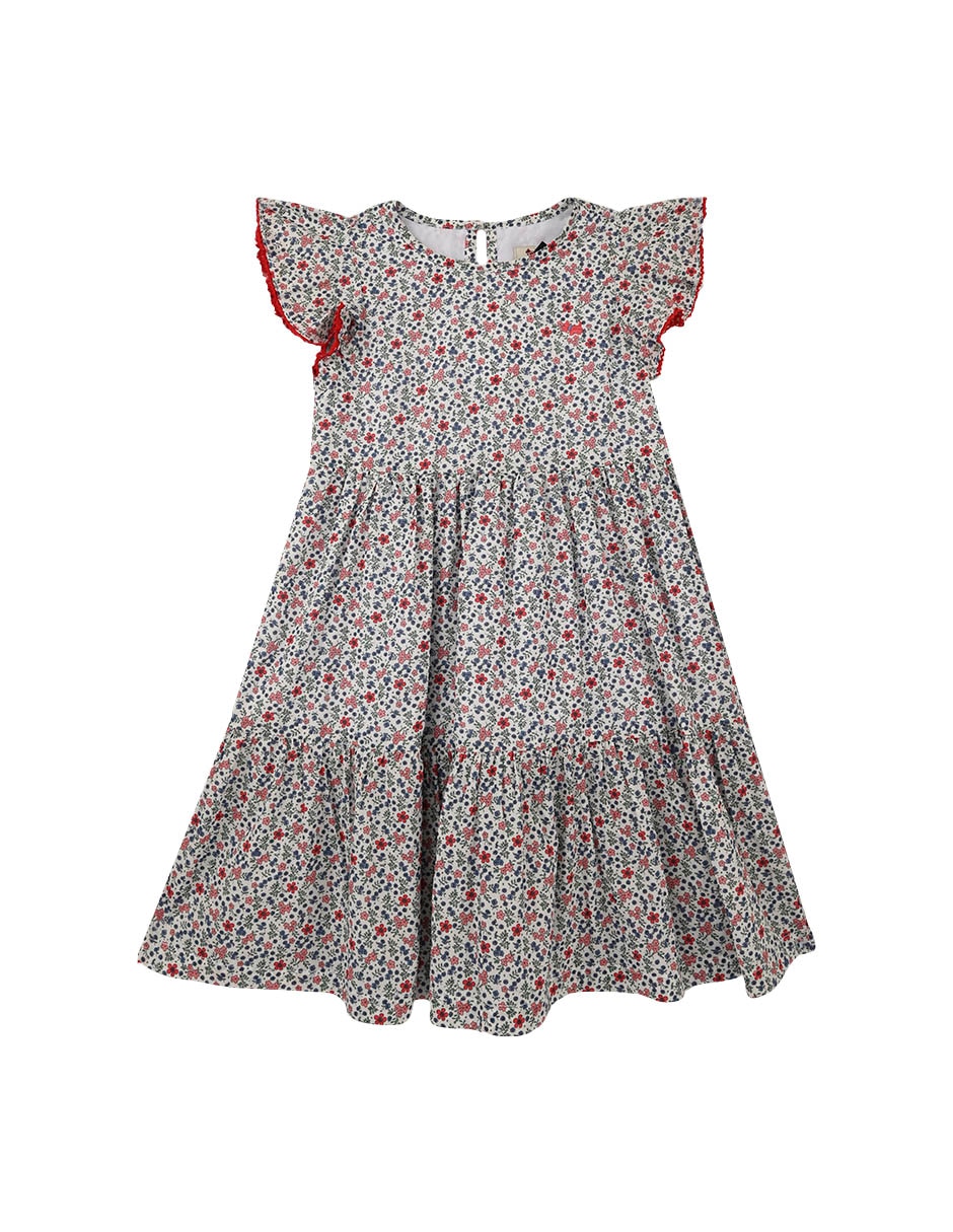 Vestido bunch manga mariposa para infantil niña