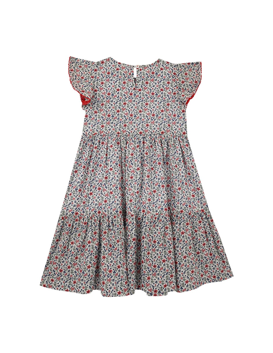 Vestido bunch manga mariposa para infantil niña