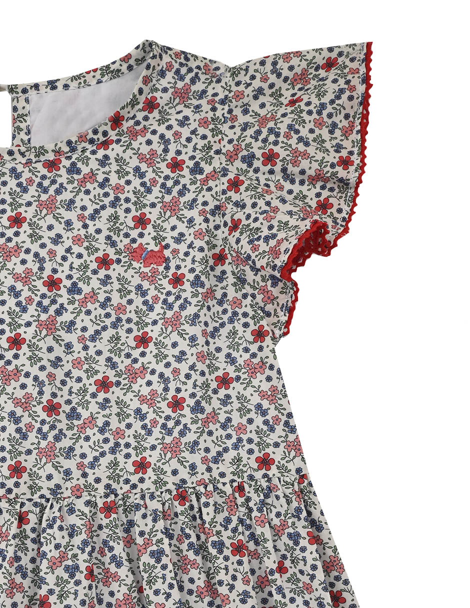 Vestido bunch manga mariposa para infantil niña
