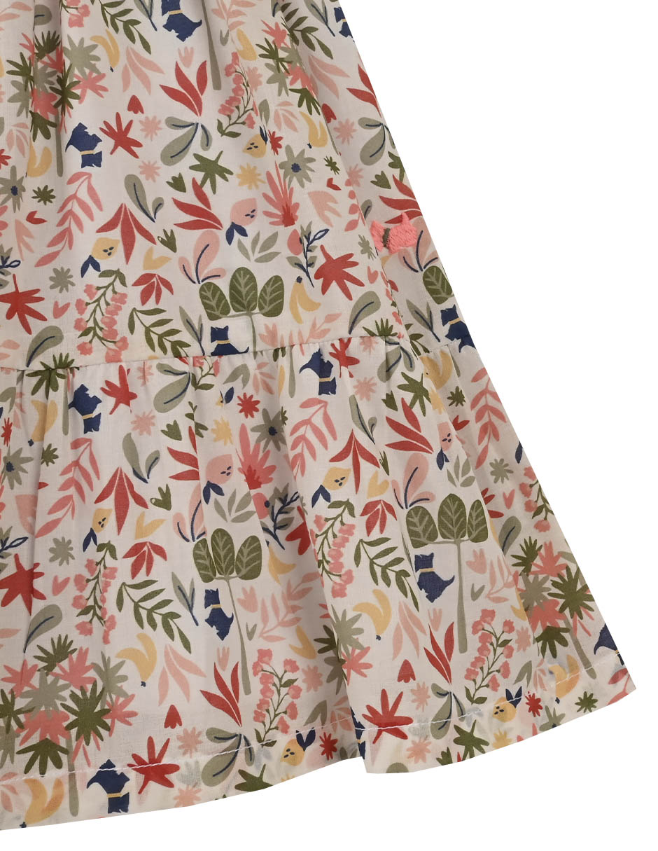 Vestido tukan manga sin manga para niña 4