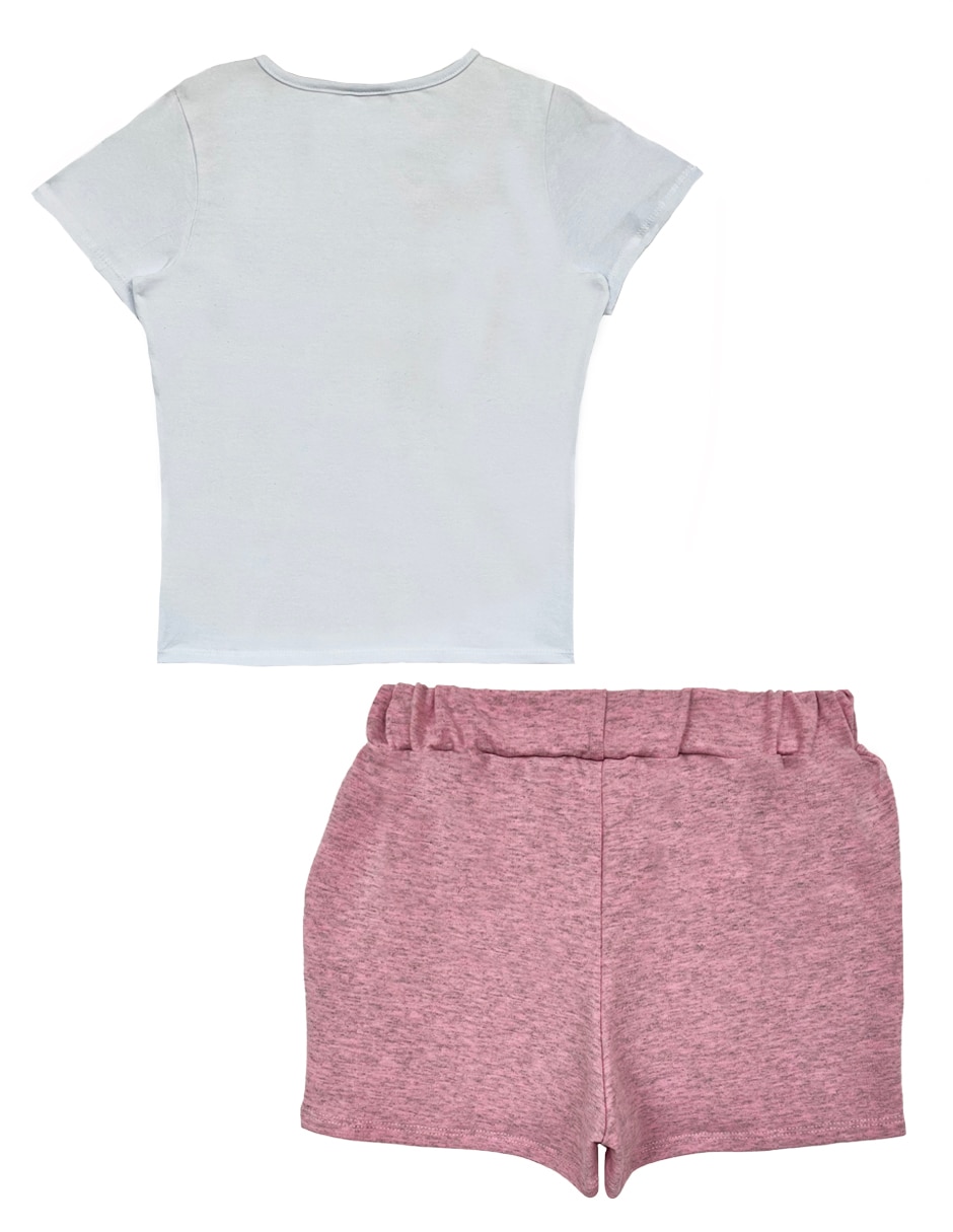Conjunto casual Bluey de algodón para niña