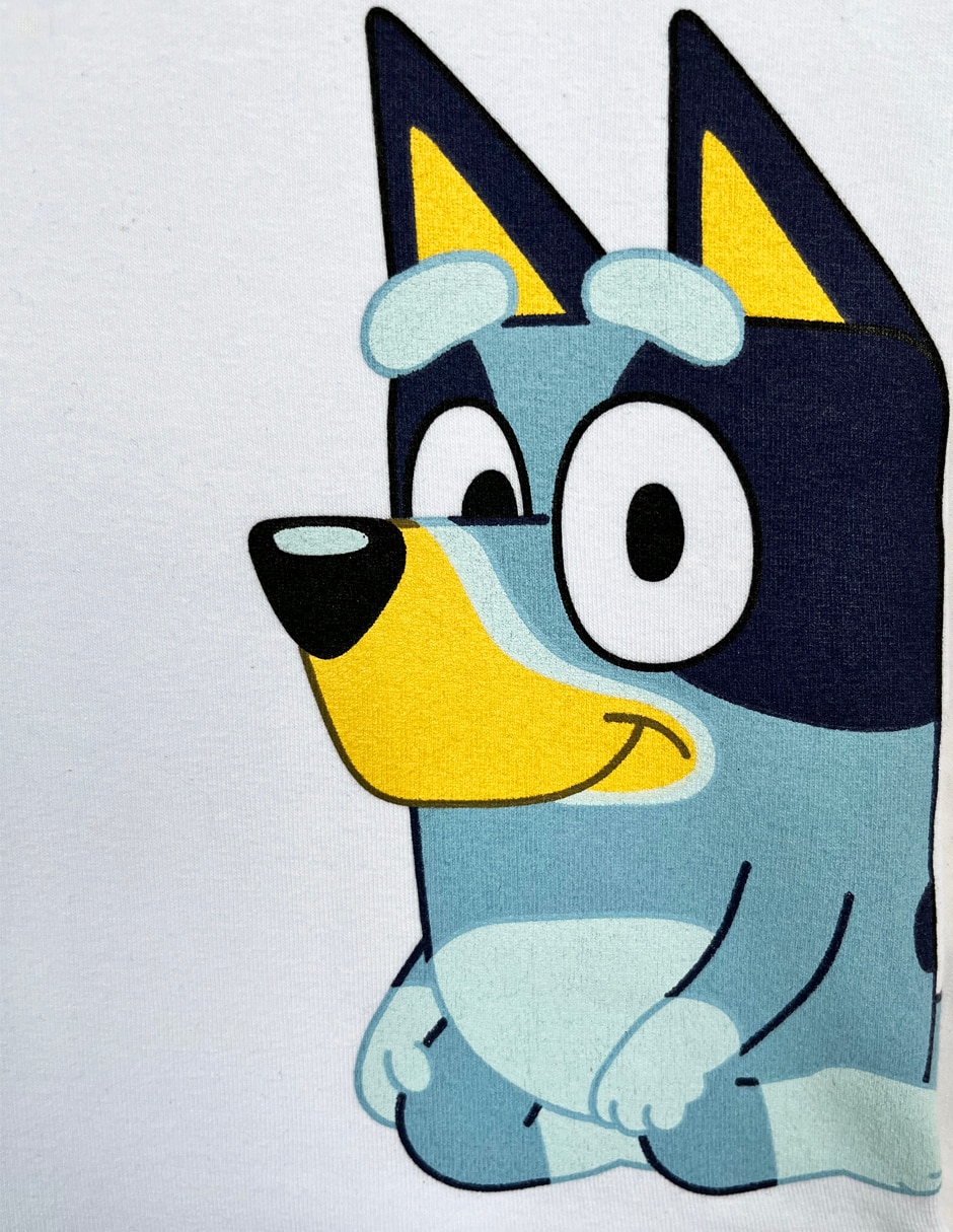 Conjunto casual Bluey de algodón para niña
