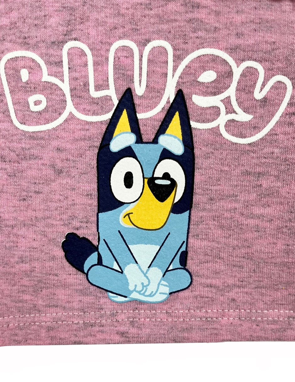 Conjunto casual Bluey de algodón para niña