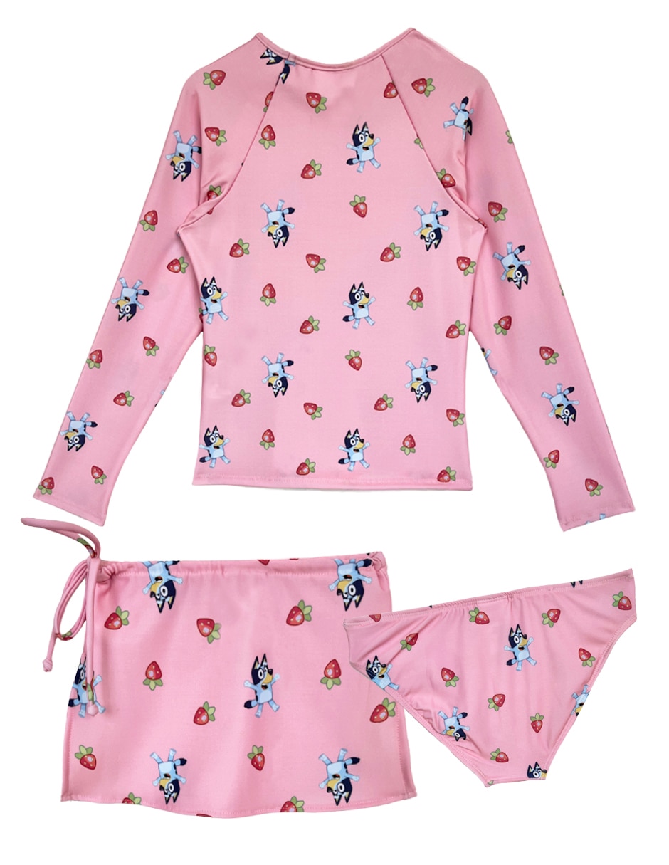Traje de baño completo Bluey para niña