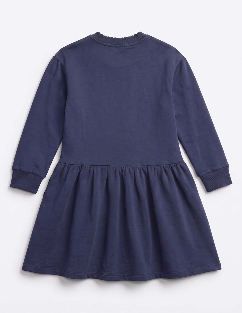 Vestido manga con puño para niña 3