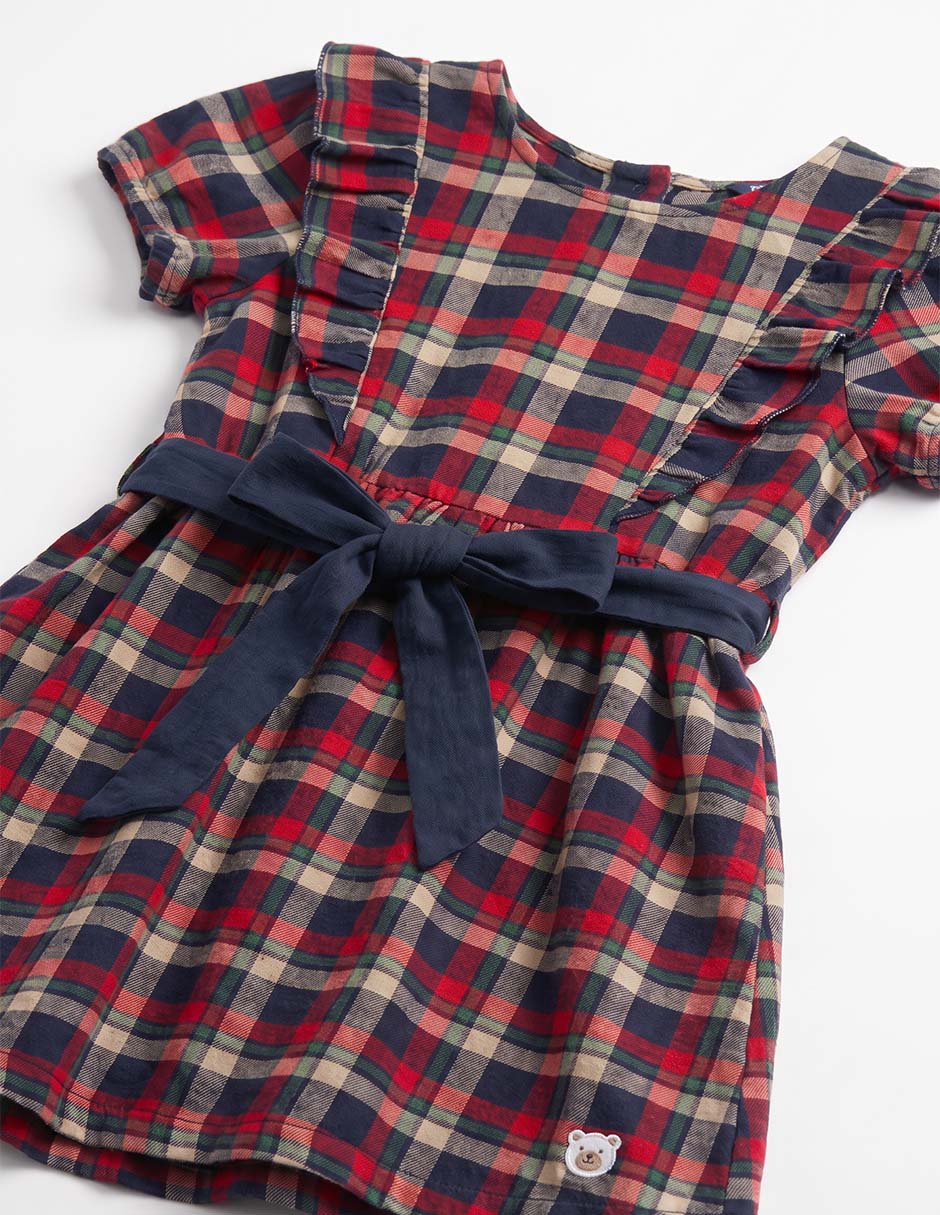 Vestido manga globo para niña 2
