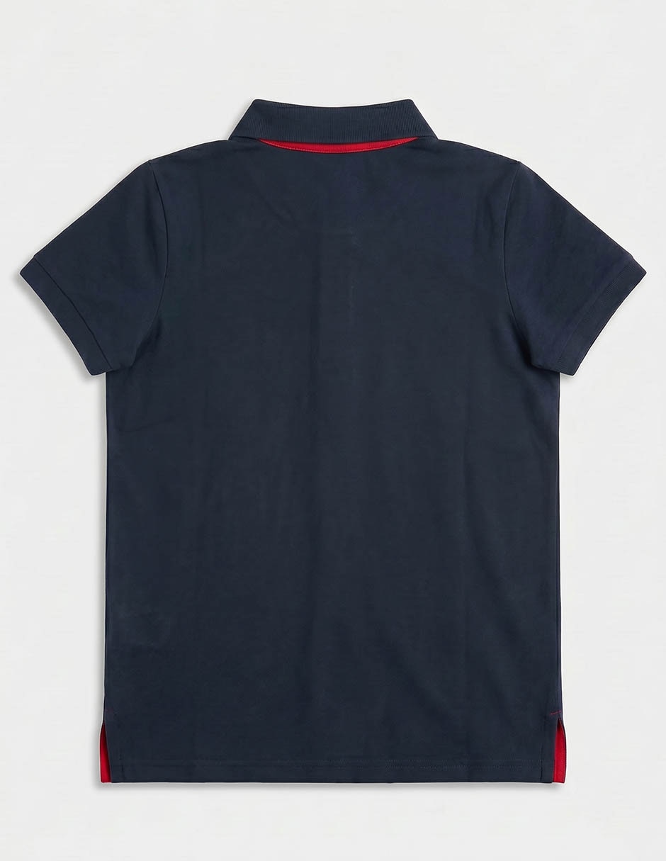 Playera tipo polo de algodón para niño 3
