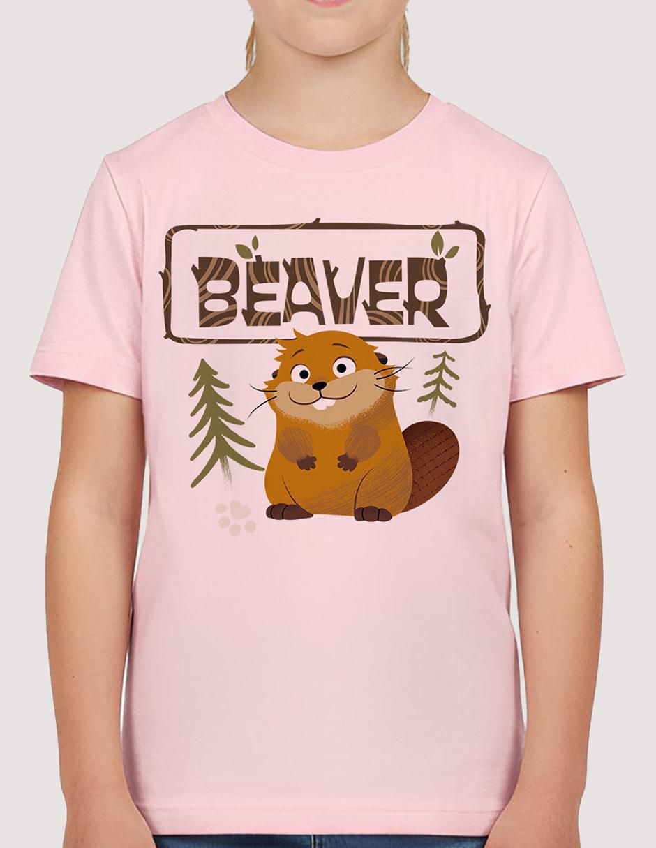 Playera Disney Hoppers Beaver manga corta para niña