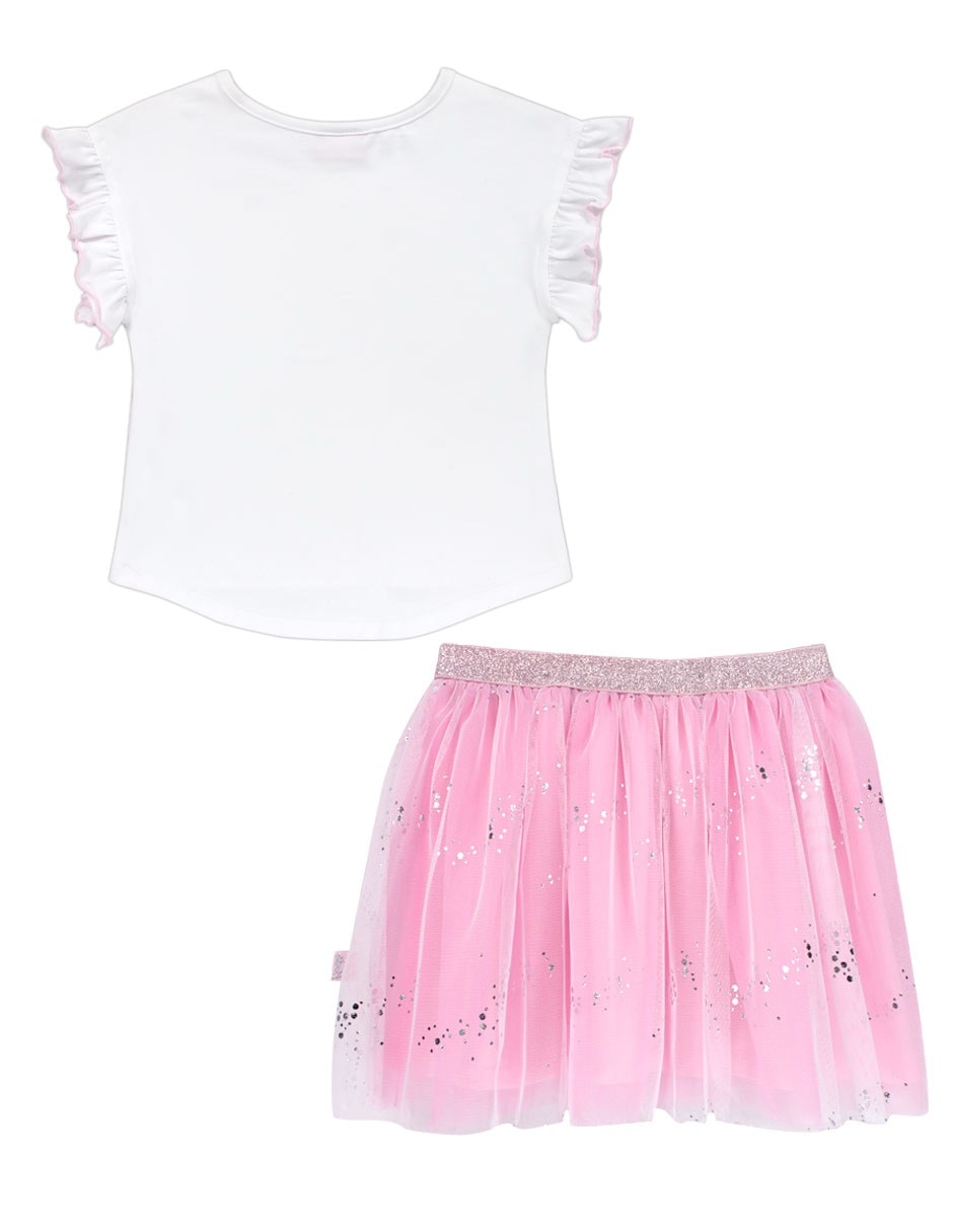 Conjunto casual barbie mayo 1 gaby de algodón, poliéster y elastano para infantil niña