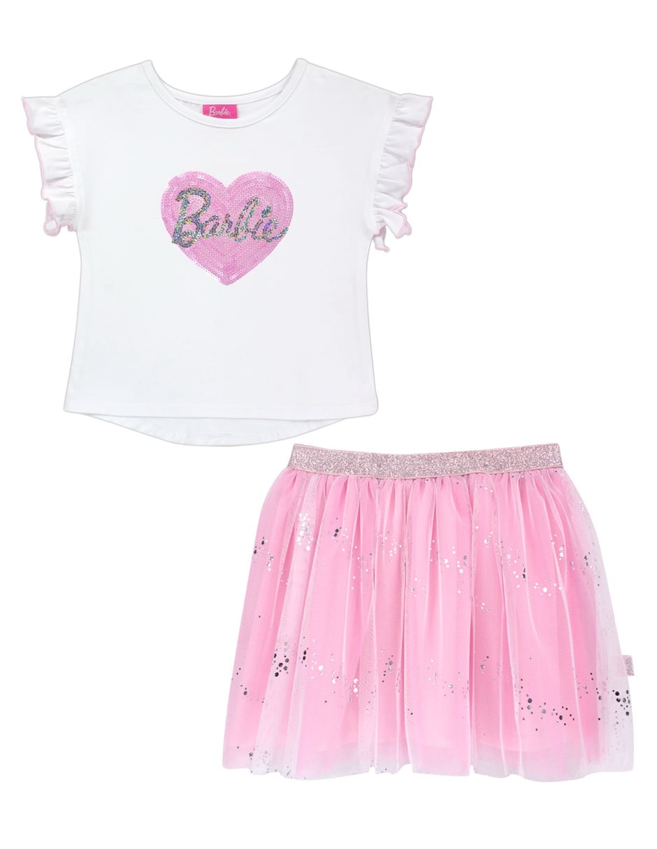 Conjunto casual barbie mayo 1 gaby 'de' algodón, poliéster y elastano 'para' infantil niña Conjunto casual barbie mayo 1 gaby 'de' algodón, poliéster y elastano 'para' infantil niña