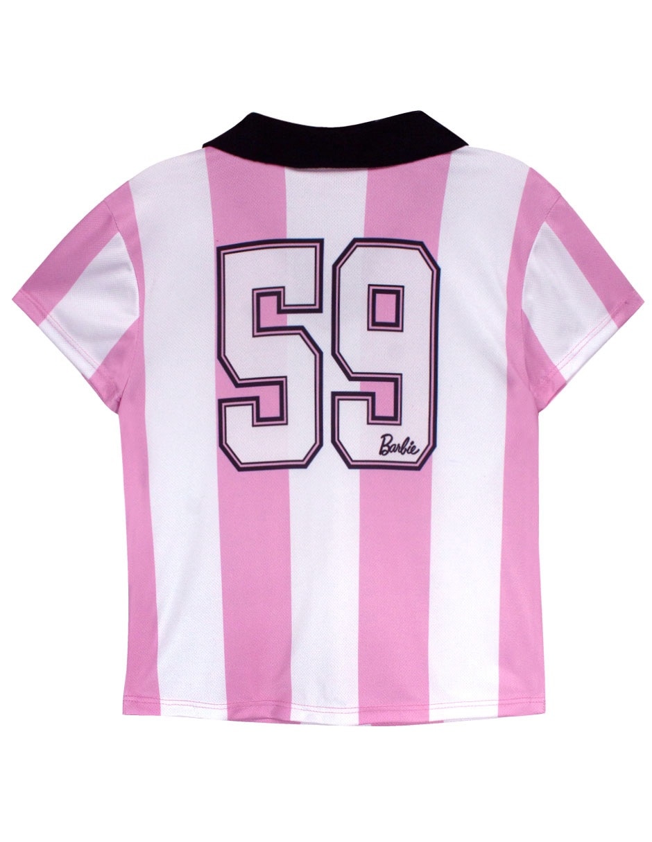 Playera barbie barbie mayo 3 gia manga corta infantil niña
