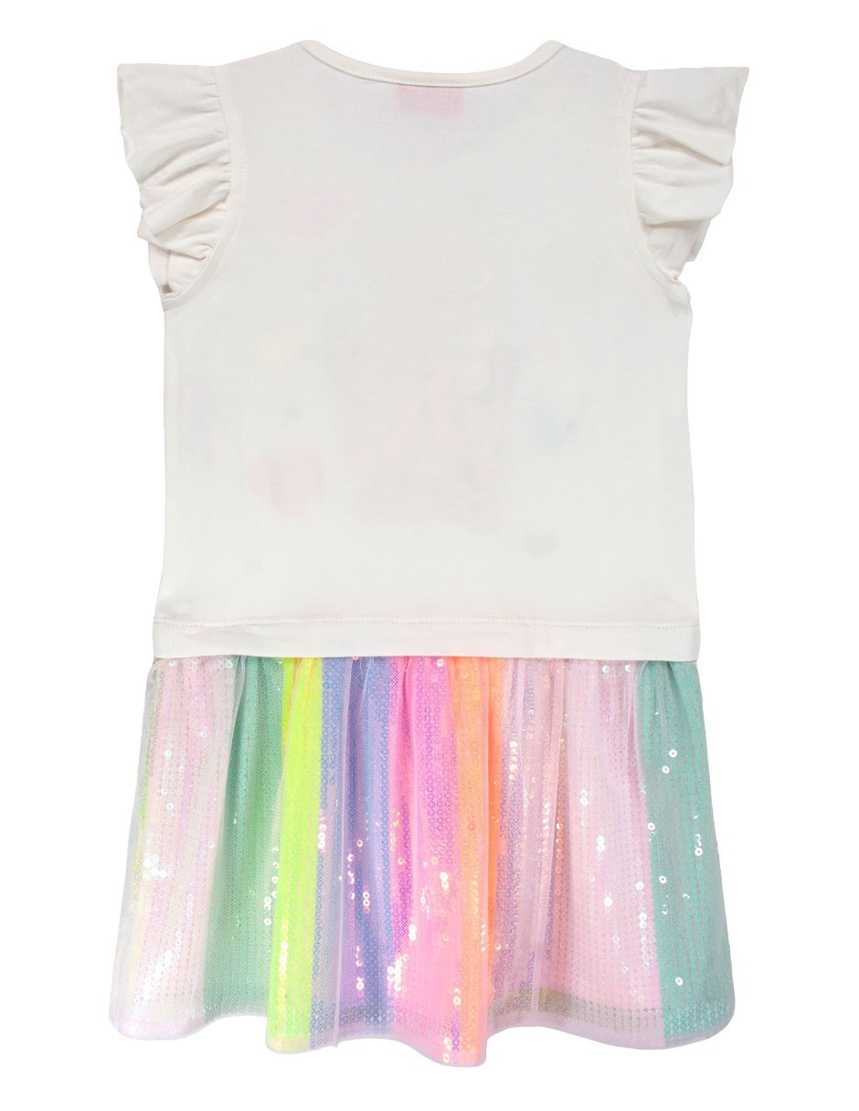 Vestido barbie mayo 2 ginna manga corta para infantil niña