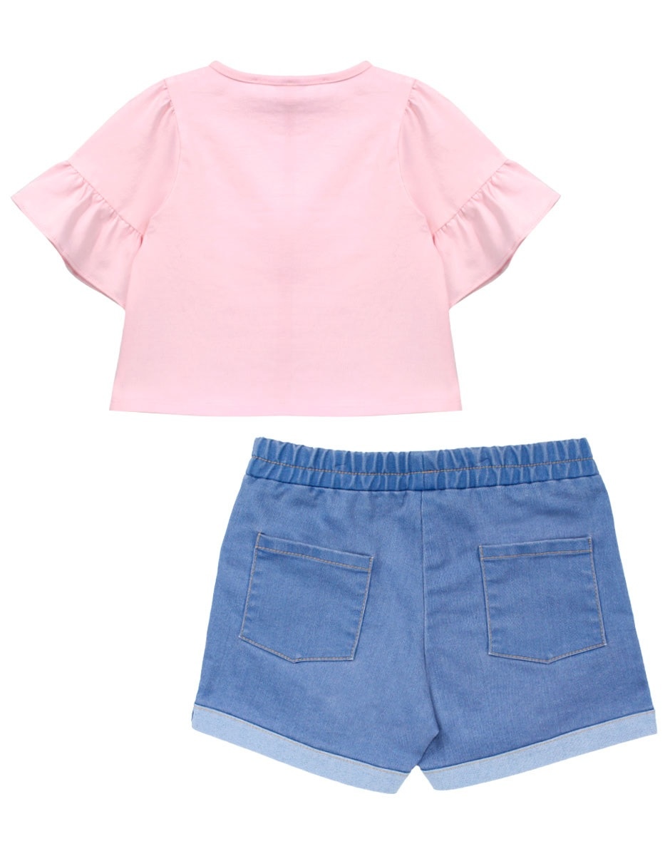 Conjunto casual barbie mayo 1 gaby de algodón para infantil niña