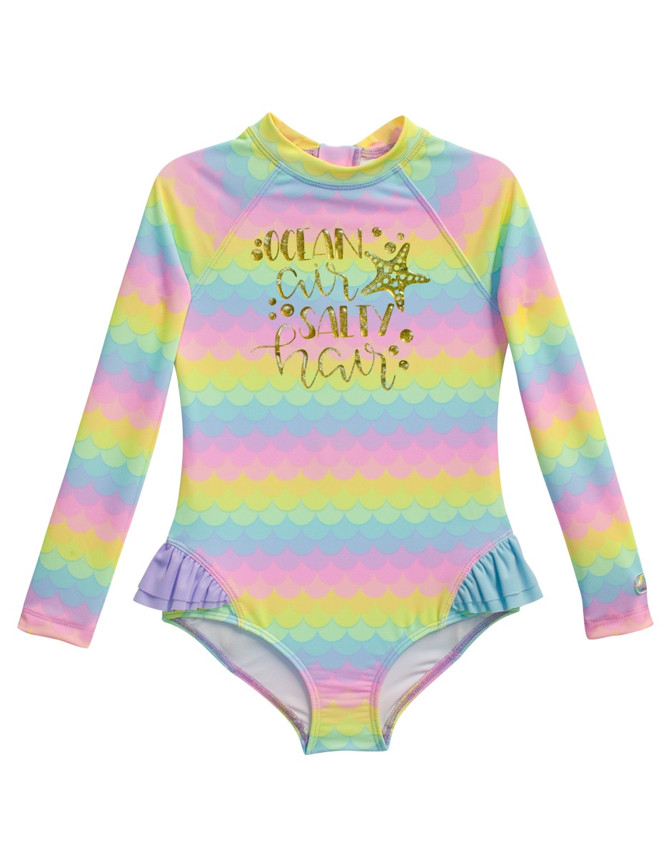 Traje de baño completo para niña Traje de baño completo para niña