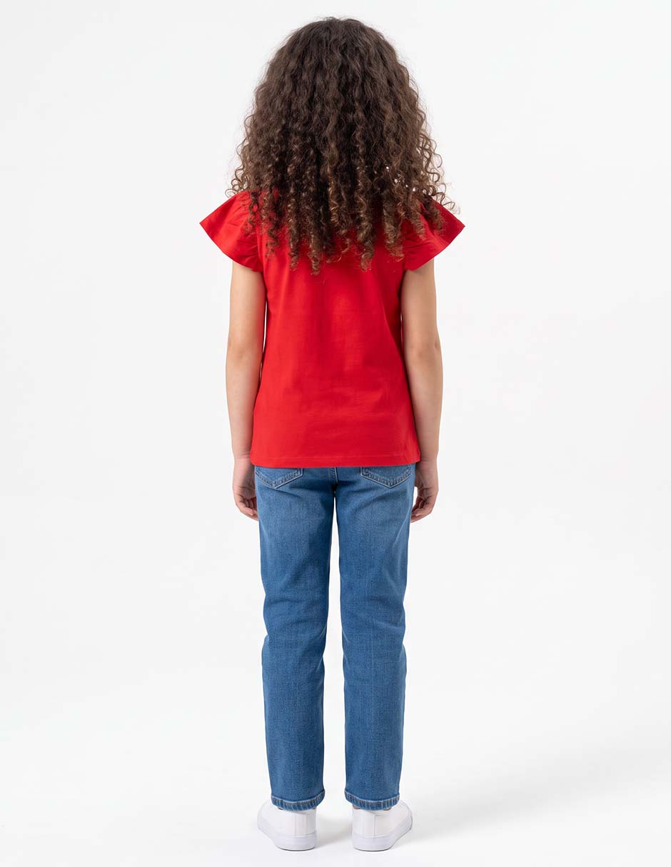 Playera Bolo manga corta para niña 5
