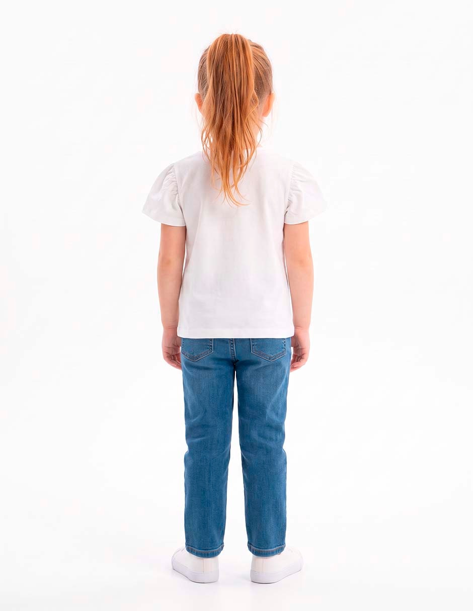 Playera manga corta para niña 2