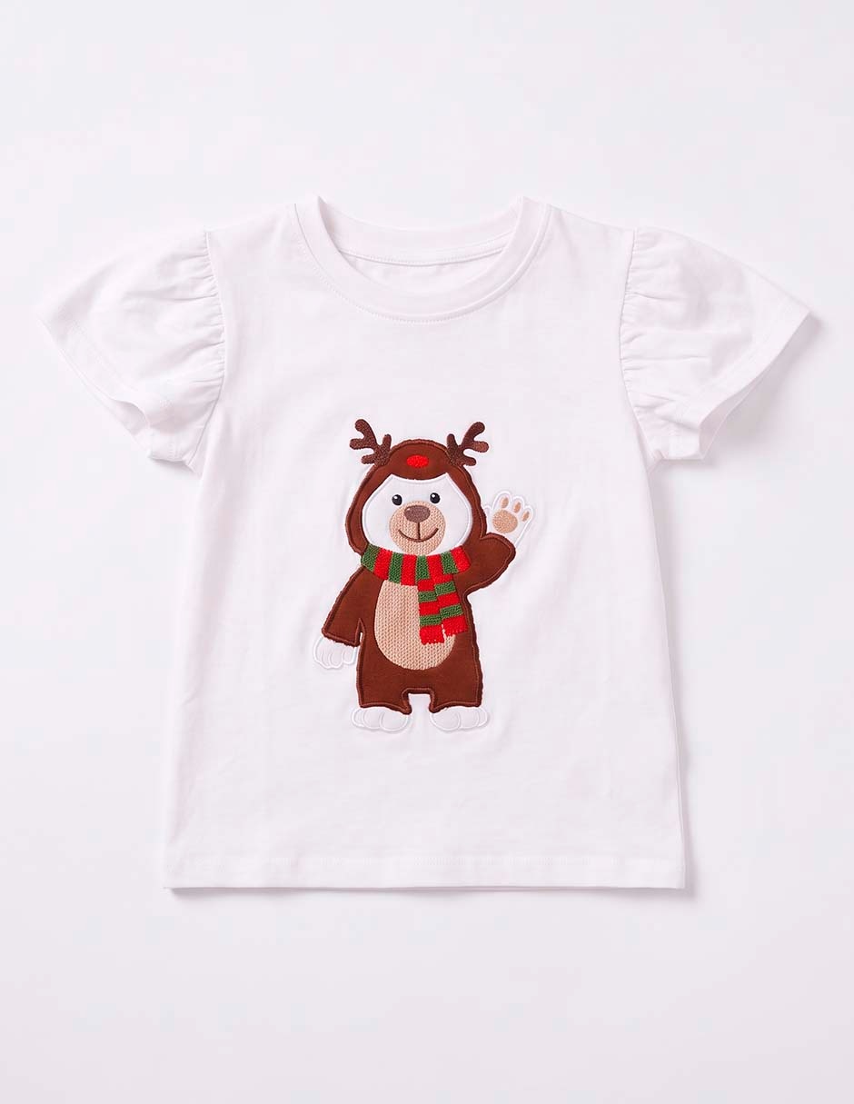 Playera manga corta para niña 3