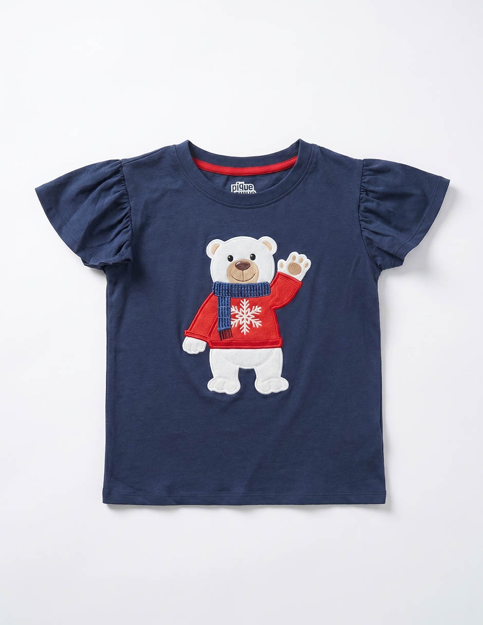Playera manga corta para niña 3