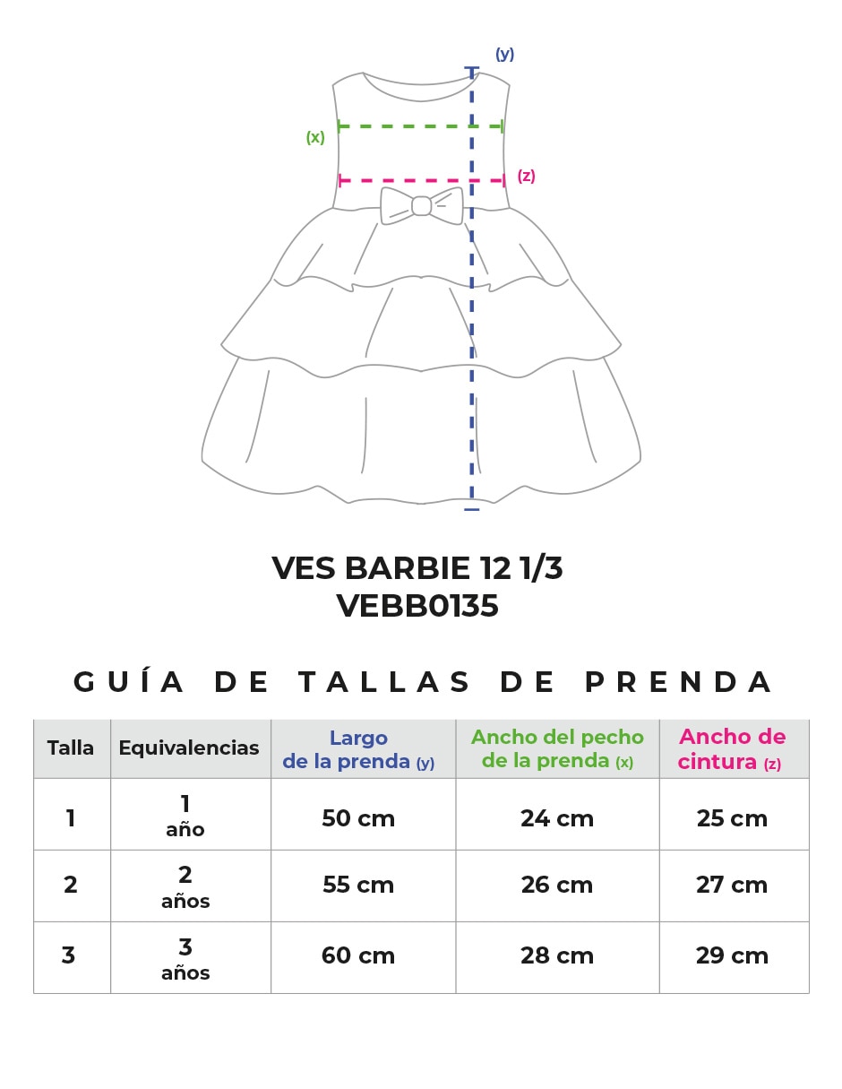 Vestido sin manga para bebé 6
