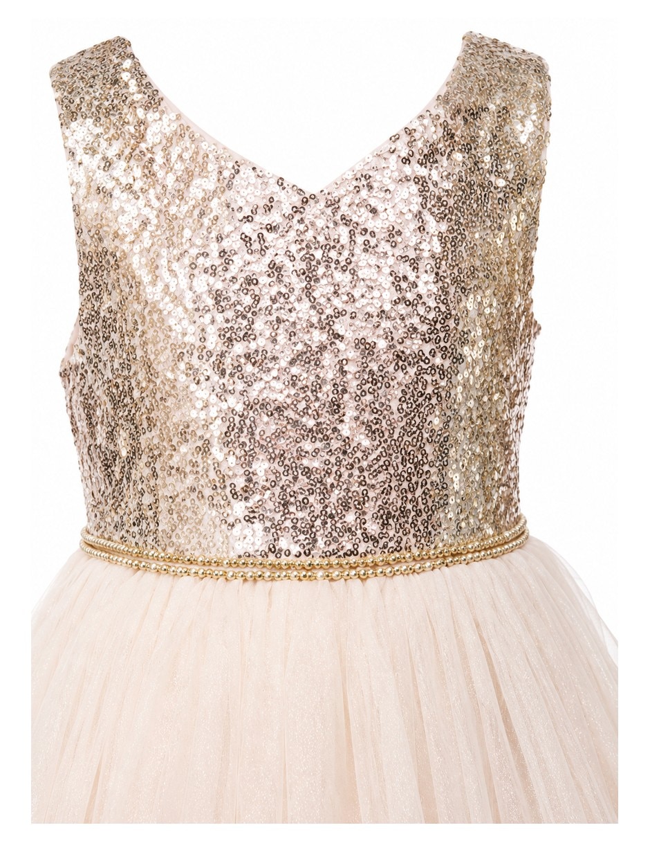 Vestido de vestir sin manga para niña 3