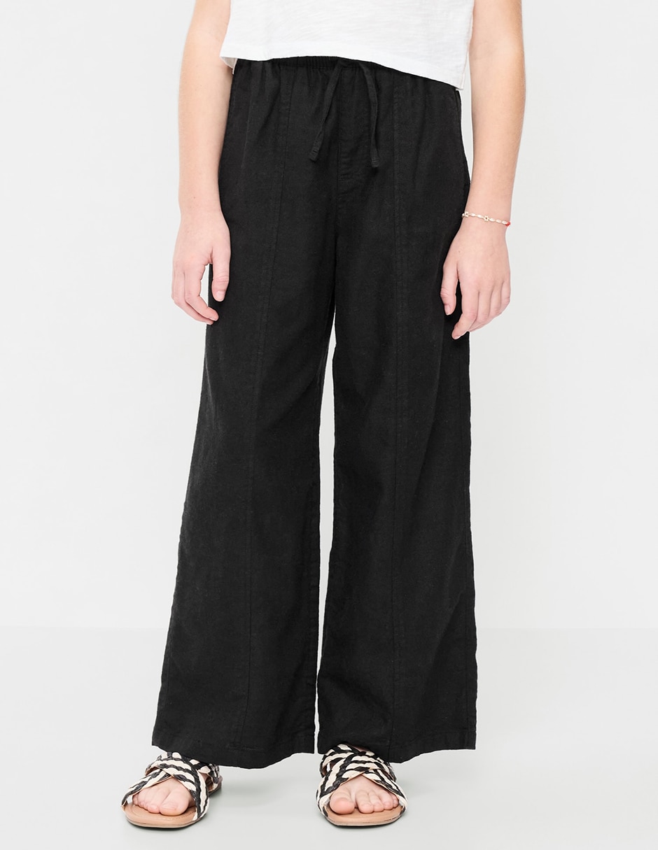 Pantalón con jareta regular para niña Pantalón con jareta regular para niña