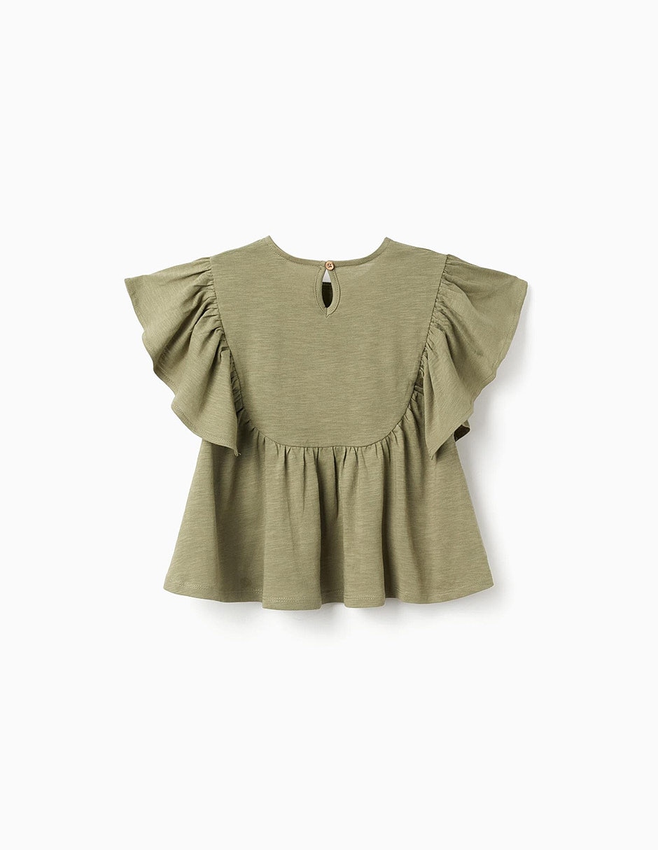 Playera lanzarote manga corta para infantil niña 2