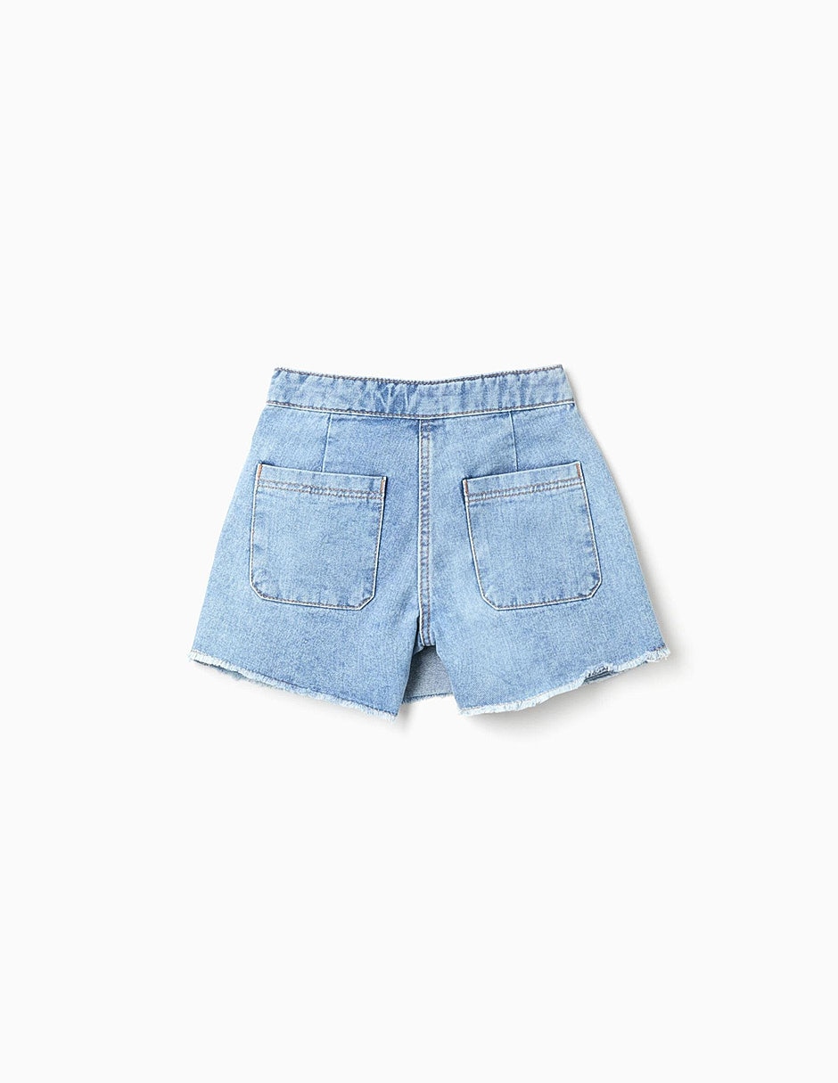 Falda/falda short zippy lanzarote de mezclilla para infantil niña