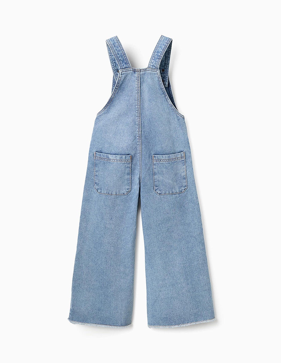 Overol pantalón lanzarote de mezclilla para infantil niña 2