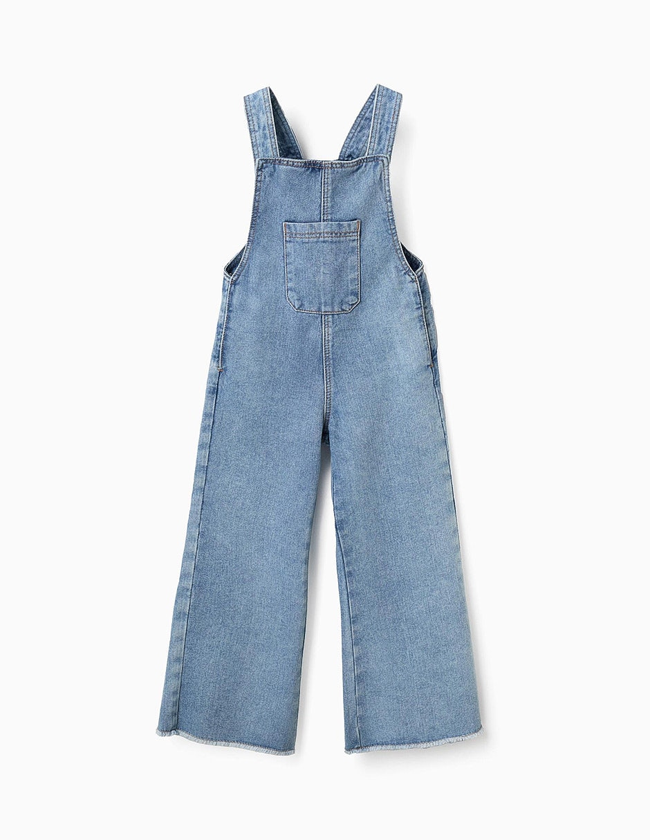 Overol pantalón lanzarote de mezclilla para niña Overol pantalón lanzarote de mezclilla para niña
