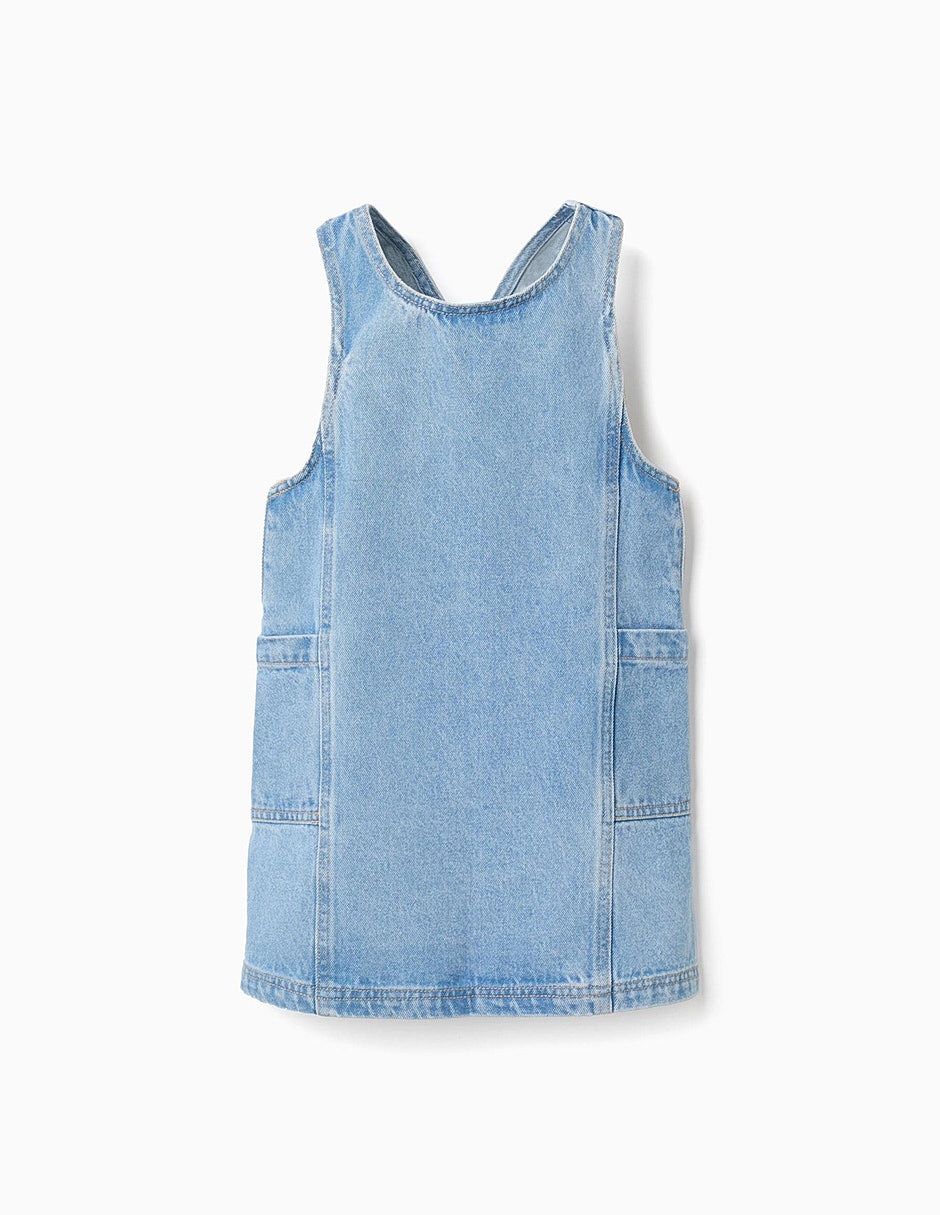 Vestido zippy true colors manga sin manga para infantil niña
