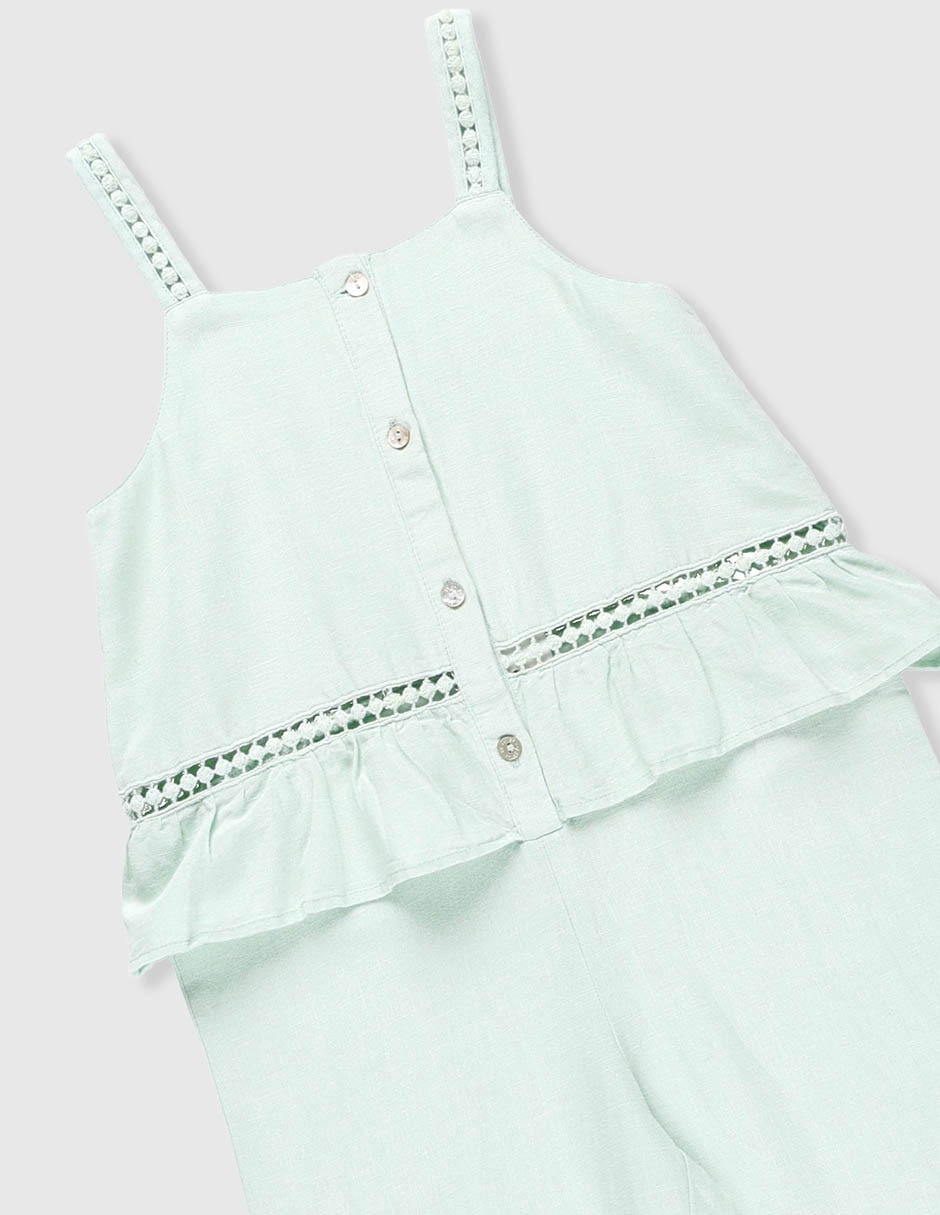 Jumpsuit imagining tales "de" algodón "para" infantil niña 4