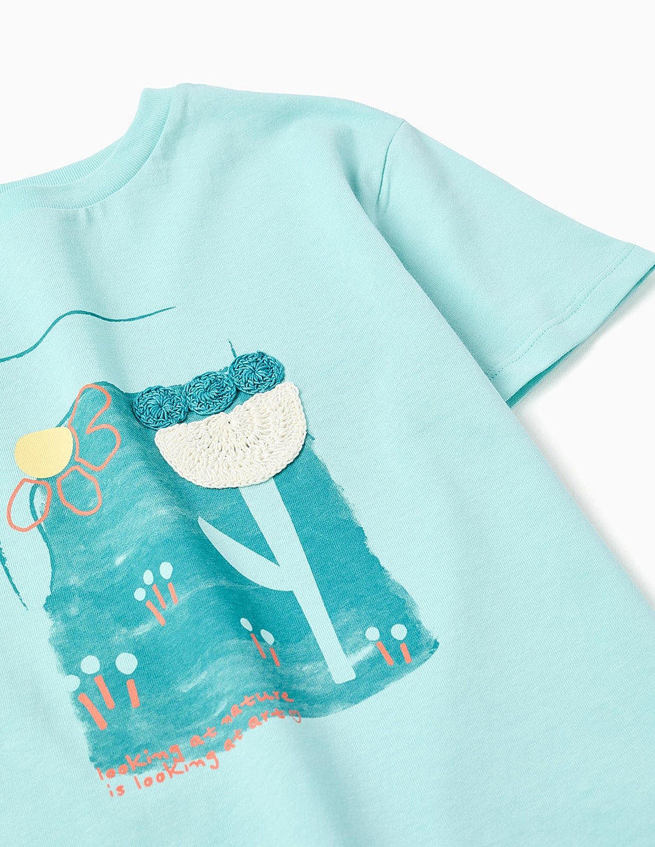 Set playera/playera zippy true colors manga corta para infantil niña