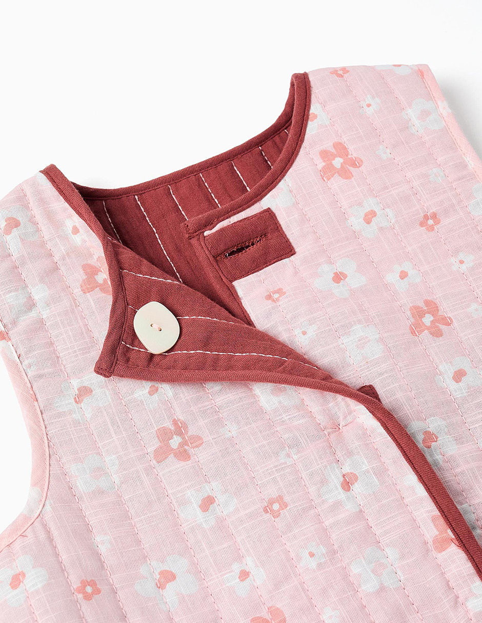 Chaleco zippy sculpting curiosity reversible para niña