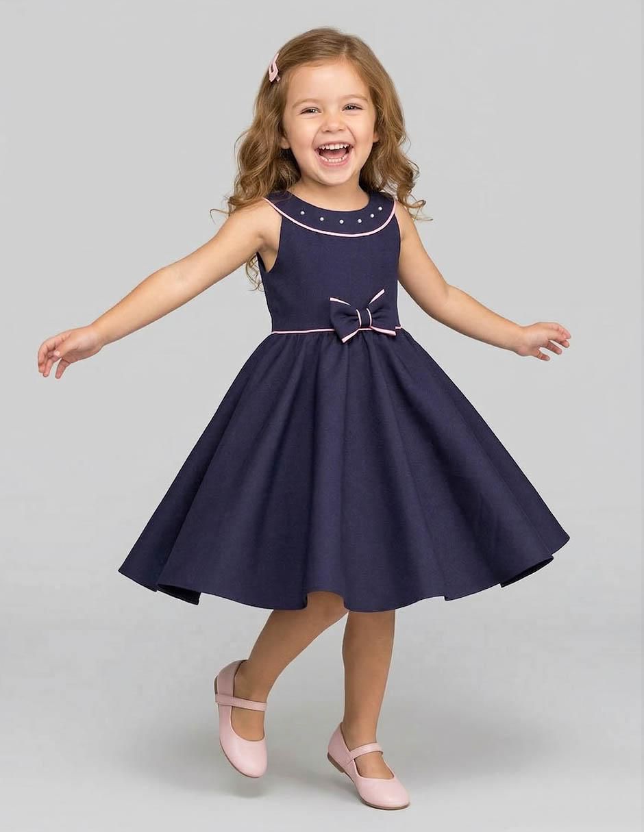 Vestido sin manga para niña