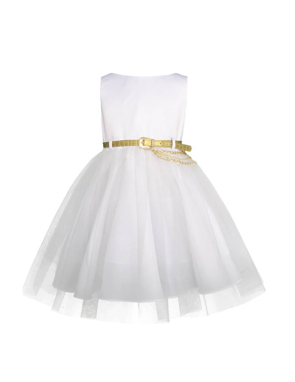 Vestido gerat sin manga para niña