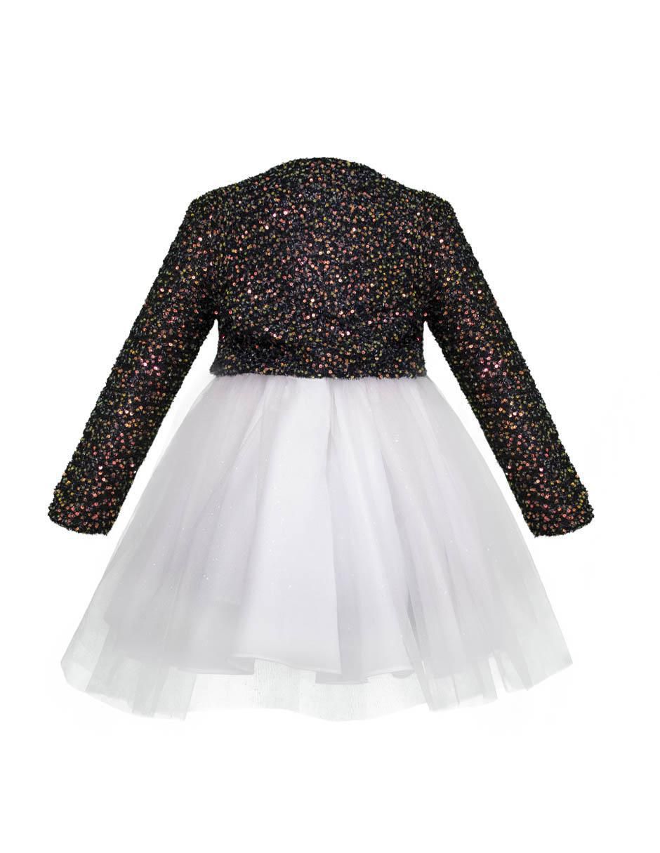 Vestido gerat sin manga para niña