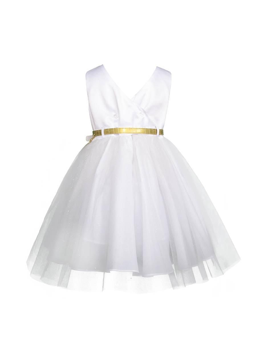 Vestido gerat sin manga para niña