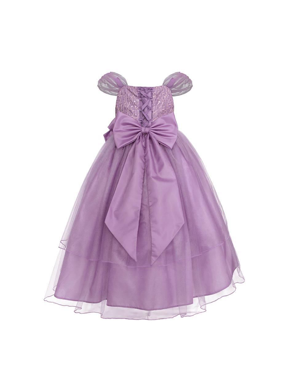 Vestido Gerat manga caída para niña