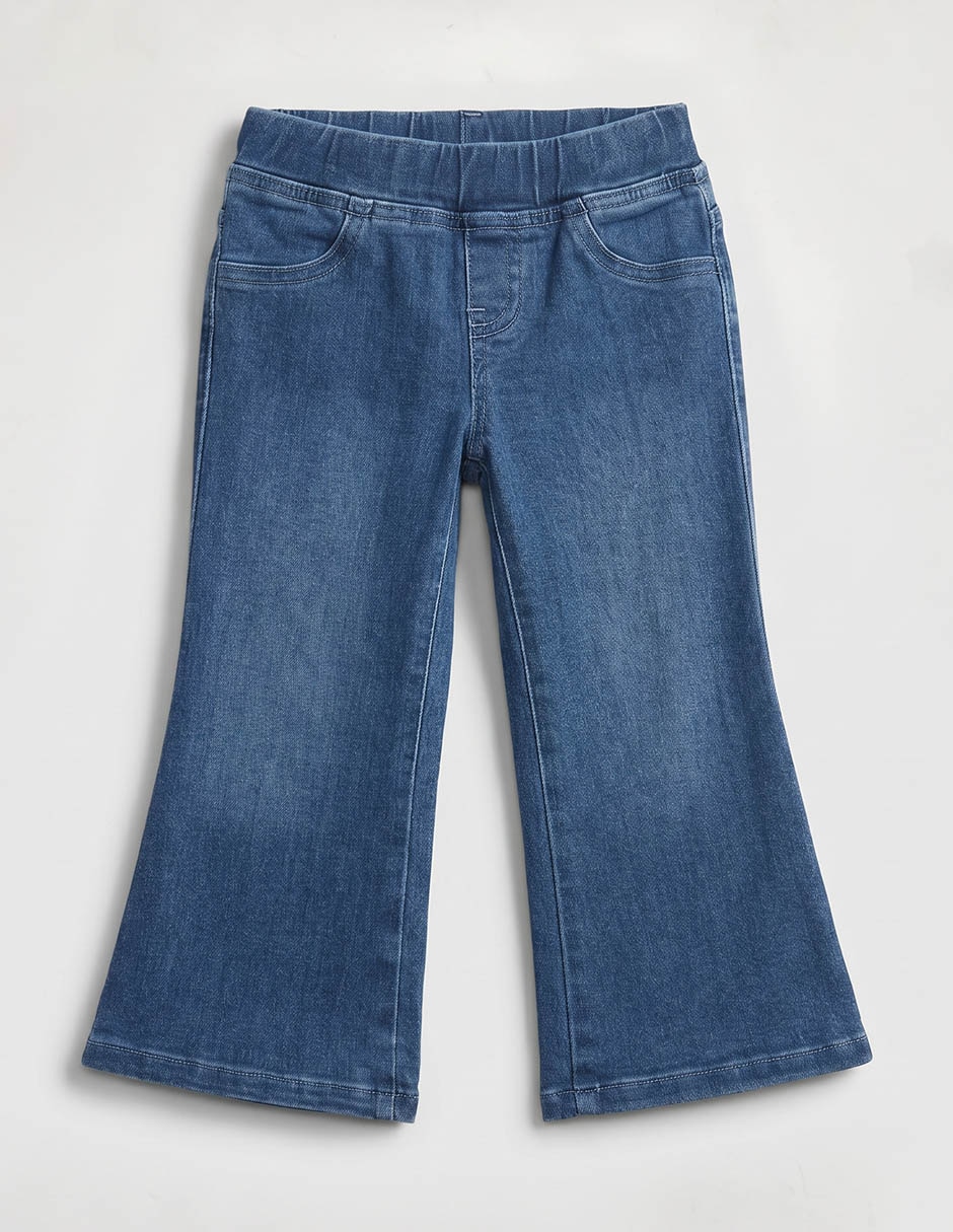 Jeans flare deslavado para niña 2