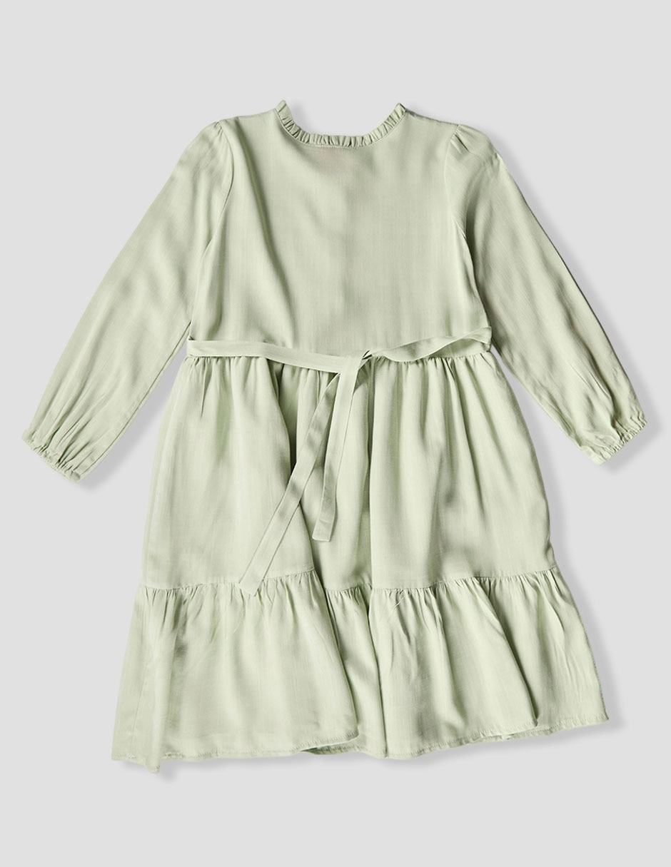 Vestido Chersi manga larga para niña