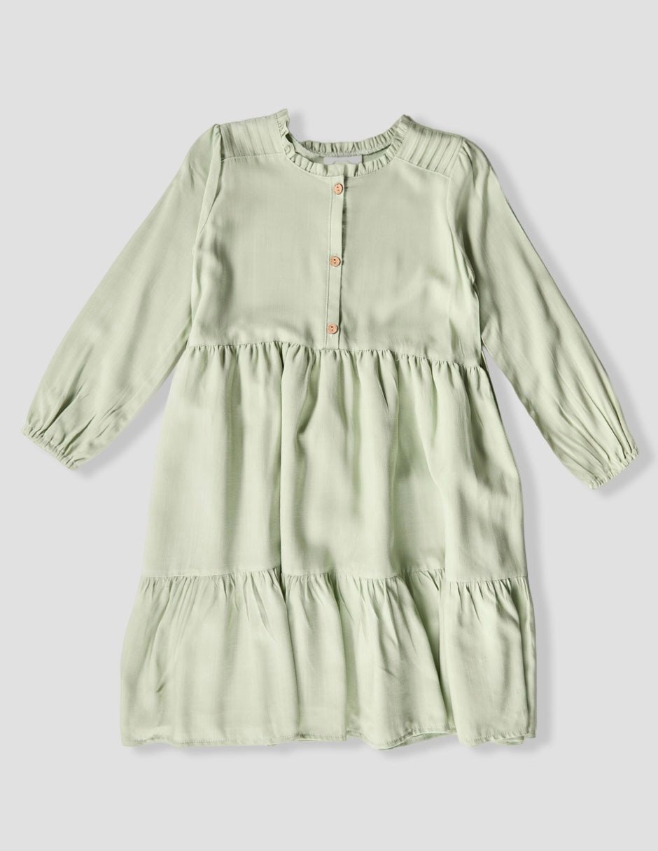 Vestido manga larga para niña Vestido manga larga para niña